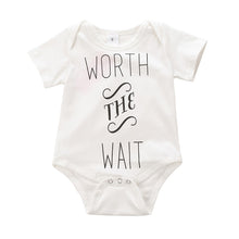 0-12Months born Baby Kids Boys Girls Cotton Clothes Letter Print Romper Bodysuit Jumpsuit Outfit Sets Clothing