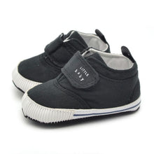 0-18M Baby Boys Cotton Ankle Canvas High Crib Shoes Sneaker
