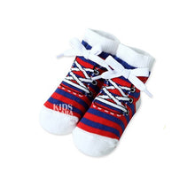 0-4 Years Baby Kids Infant Cotton Shoelaces Anti Slip Trainer Socks Booties Socks
