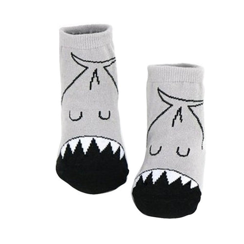 0-4 Years Old Newborn Baby Infant Boys Girls Anti-slip Socks Cartoon Pattern Soft Socks PE3