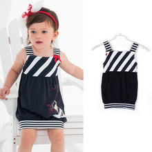 0-5T Cute Baby Kids Girls Dress Toddler Princess Party Tutu Striped Dresses