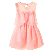 1-4Y New Baby Kids Princess Sheer Tulle Tutu Dress Lace Vest Girl Party Dresses