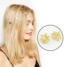 1/5/10Pcs Mini Gold Star Hairpins Women Sweet Hair Clips