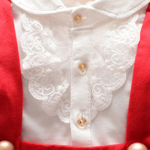 1-5Y Kids Girls Suspender Cotton Dress Long Sleeve Lace Floral Tops Baby Party Dresses PY