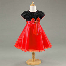1-7Years Kids Girl Princess Bow Tutu Dress Baby Wedding Party Pageant Tulle Dresses