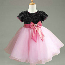 1-7Years Kids Girl Princess Bow Tutu Dress Baby Wedding Party Pageant Tulle Dresses
