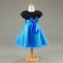 1-7Years Kids Girl Princess Bow Tutu Dress Baby Wedding Party Pageant Tulle Dresses