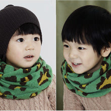 1-8Y Warm Girl Boy Baby Kids Scarf Neckerchief Leopard Printed Scarves