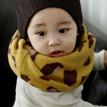 1-8Y Warm Girl Boy Baby Kids Scarf Neckerchief Leopard Printed Scarves