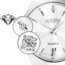 2PC Couple Watch Luxury with Calendar Quartz Watches Stainless Steel Date Wrist Watches Reloj Lovers' Gift