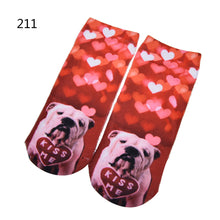 3D Print Animal Cat Women Socks Casual Cartoon Socks Low Cut Ankle Socks