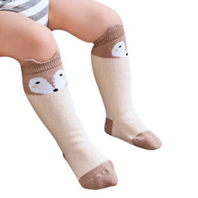 born 0-4Years Kids Girl Boy Animal Pattern Anti-slip Knee High Baby Socks