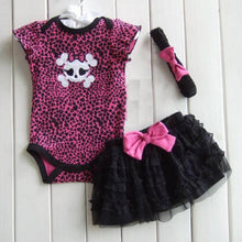 1 Set born Infant Baby Girl Clothing Polka Dot Headband + Romper + TUTU Outfit Clothes 3pcss Sets