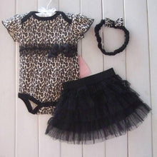 1 Set born Infant Baby Girl Clothing Polka Dot Headband + Romper + TUTU Outfit Clothes 3pcss Sets