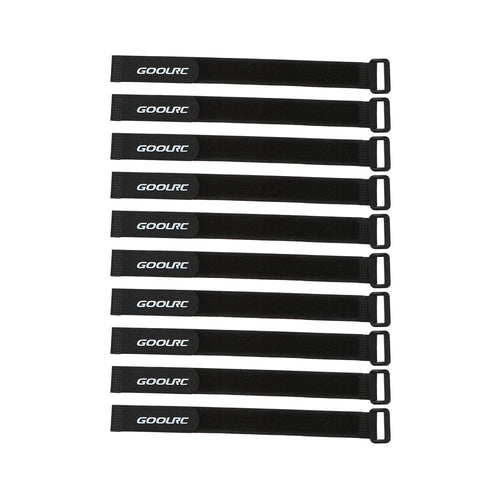 10 Pcs GoolRC 285mm Nylon Strong RC Battery Antiskid Straps Bands for Remote Control Quadcopter Drone Car Model