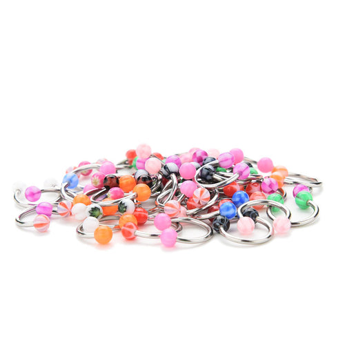 10 Pcs OR 20PCs Trendy Eyebrow Piercing Lip Tongue Nose Navel Belly Button Studs Body Piercing