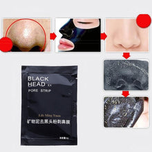 10pcss Black Face Skin Care Suction Mask Nose Blackhead Remover Acne Treatment Mask Peeling Peel off Black Head Mud Facial Mask