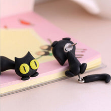 100% Handmade Polymer Clay Cute Cat Cotton Animal Stud Earrings Ear Stud Jewelry Brincos