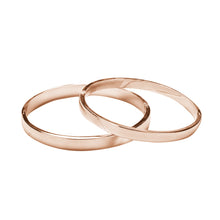 100% titanium steel plated 18K gold bracelet smooth surface lovers bracelets bangle for woman and man worn daily