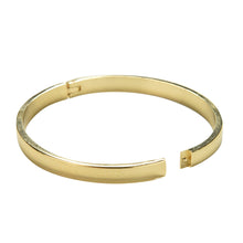 100% titanium steel plated 18K gold bracelet smooth surface lovers bracelets bangle for woman and man worn daily