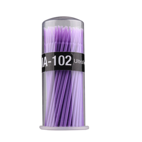 100Pcs Dental Medical Applicator Brush Micro Brush Dental Small Applicator Dental Bendable Stick 15MM