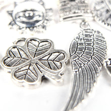100Pcs Tibetan Silver Mix Charm Pendants Jewelry