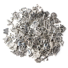 100Pcs Tibetan Silver Mix Charm Pendants Jewelry