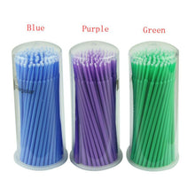 100pc Eyelash Extension Micro Brushes Disposable Individual Applicators Mascara