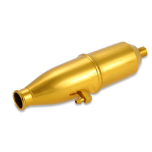 102009 02124 Golden Aluminum Exhaust Pipe for 110 HSP Nitro Car RC Car Parts