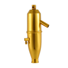 102009 02124 Golden Aluminum Exhaust Pipe for 110 HSP Nitro Car RC Car Parts