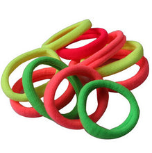 10PCS Elastic Rope Ring Hairband Women Girls Hair Band Ponytail Holder