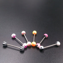10PCS Mixed Tounge Nipple Ear Rings Bars Barbell Body Piercing Jewelry