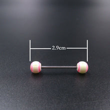 10PCS Mixed Tounge Nipple Ear Rings Bars Barbell Body Piercing Jewelry