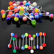 10PCS Mixed Tounge Nipple Ear Rings Bars Barbell Body Piercing Jewelry