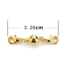 10PCS Silver/Gold Plated Strong Paved Magnetic Clasps Jewelry Findings Magnetic Clasps Lobster Clasps for Necklace and Bracelets