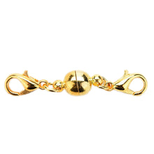 10PCS Silver/Gold Plated Strong Paved Magnetic Clasps Jewelry Findings Magnetic Clasps Lobster Clasps for Necklace and Bracelets