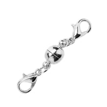 10PCS Silver/Gold Plated Strong Paved Magnetic Clasps Jewelry Findings Magnetic Clasps Lobster Clasps for Necklace and Bracelets