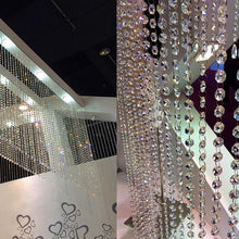 10pcss 1M/3.3 Foot Wedding DIY Decor Acrylic Crystal Beads Curtain Strand Garland PY6