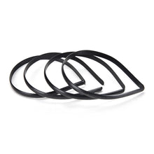 10Pcs White/Black Women Lady Plastic Hair Band Headband No Teeth Girl Hair Tool