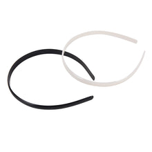 10Pcs White/Black Women Lady Plastic Hair Band Headband No Teeth Girl Hair Tool