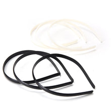 10Pcs White/Black Women Lady Plastic Hair Band Headband No Teeth Girl Hair Tool