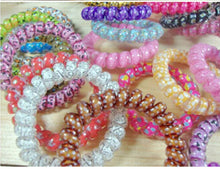 10Pcs women Girl Hairband Headband Telephone Cord Elastic Ponytail Holders Hair Ring Scrunchies For Girl Rubber Band Tie