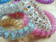10Pcs women Girl Hairband Headband Telephone Cord Elastic Ponytail Holders Hair Ring Scrunchies For Girl Rubber Band Tie