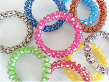 10Pcs women Girl Hairband Headband Telephone Cord Elastic Ponytail Holders Hair Ring Scrunchies For Girl Rubber Band Tie