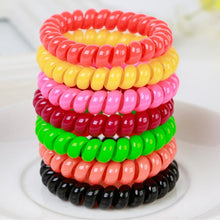 10Pcs women headdress head flower hair accessories hair ring hair rope candy-colored telephone wire
