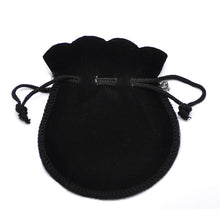 10pcss 6.6cm x 7.8cm Mini Jewelry Coin Storage Bag Velvet Flock Drawstring Pouches Boxes Xmas Wedding Gift Bags