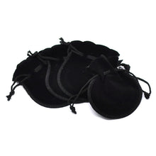 10pcss 6.6cm x 7.8cm Mini Jewelry Coin Storage Bag Velvet Flock Drawstring Pouches Boxes Xmas Wedding Gift Bags