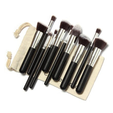 10pc Full Set Women Makeup Brush Kit Superior Professional Soft Cosmetic Brushes Multifunction Toiletry Kit for Women