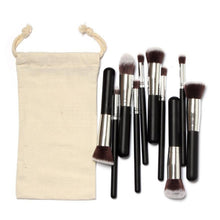 10pc Full Set Women Makeup Brush Kit Superior Professional Soft Cosmetic Brushes Multifunction Toiletry Kit for Women