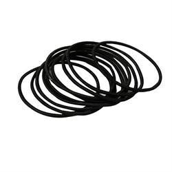 10pcs Black Color Rope Elastic Hair Ties Hairbands Girl's Hair Bands